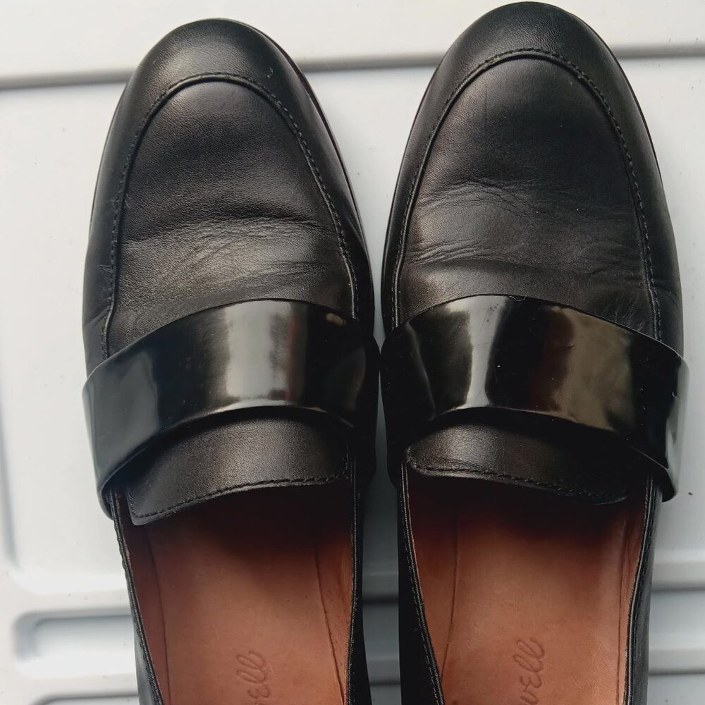 "Madewell" black loafers